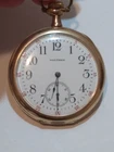 Antique Waltham Gold Filled 25 Year Case Pocket Watch 1920s Working Condition