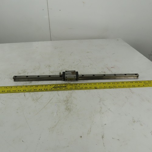 Rexroth R165121320 687mm Long Linear Rail W/Bearing Block