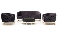 Luxus Sofa Garnitur Set Dreisitzer Design Sessel Couchtisch Relax Couch 3+1+1