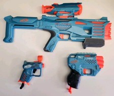 Nerf Elite 2.0 Tetrad, Trio, And Single Shot Dart Guns All 3 Dart Guns Included