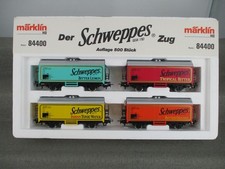 Märklin H0 84400 Güterwagen-Set 4-tlg. Der Schweppes-Zug in OVP