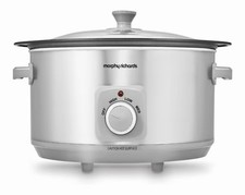 Image of Morphy Richards 6.5L Stainless Steel Slow Cooker