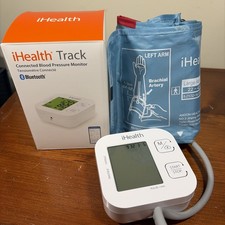 iHealth Track Bluetooth Blood Pressure Monitor Upper Arm Communicate To Phone