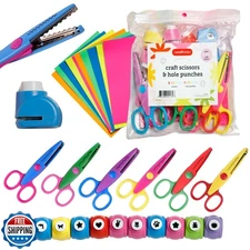 Incraftables Craft Scissors with Decorative Edge – 26 Piece Crafting Set - 6 