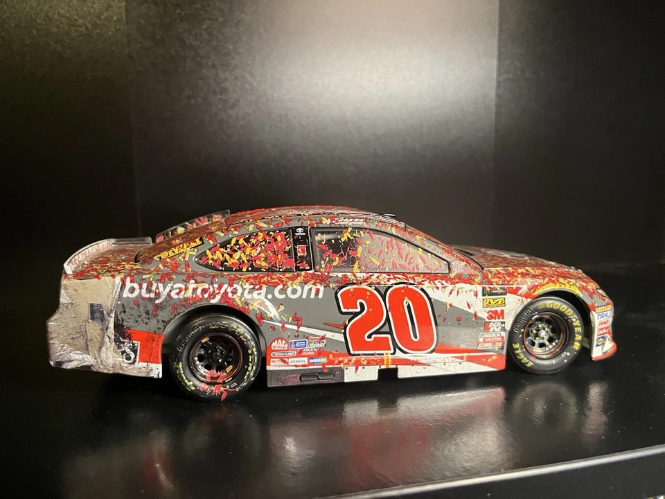 1:24 2018 #20 BUYATOYOTA DAYTONA RACE WIN ERIK JONES WINNER 1/745 - Image 3 of 4