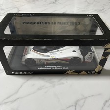 [With box] 1/18 scale Peugeot 905 winner Le Mans 1993 Norev die-cast model car,