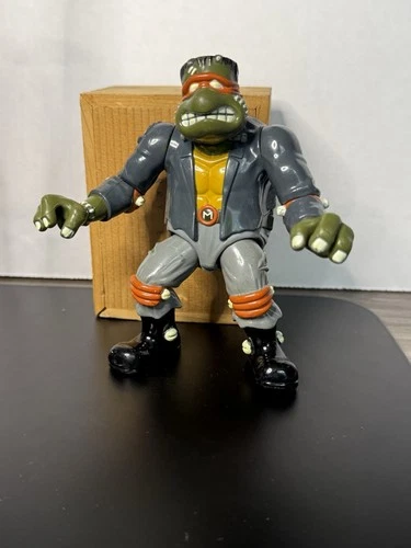 Vintage 1993 TMNT Universal Monsters Michelangelo As Frankenstein Action Figure