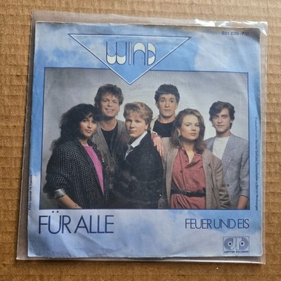 WIND Fur Alle/Feuer Und Eis 45 7'' Vinyl Record SYNTH POP ELECTRONIC