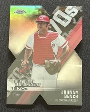 2020 Topps Chrome #DOD-6 Johnny Bench Decade of Dominance Die Cut