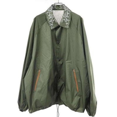 Kolor Color 25SS Punching Nylon Coach Jacket 25SCM-G03105 Khaki 2 Used MESC-0