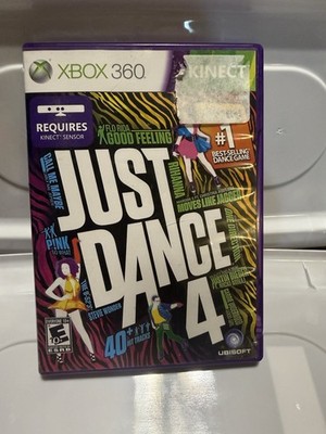 JUST DANCE 4 - Xbox 360 KINECT Used   Complete Tested