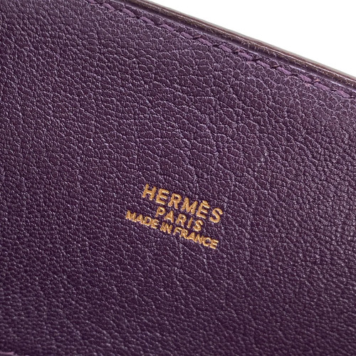 Hermès HERMES White Bus Up Tote Bag Raisin Chevre - Picture 11 of 20