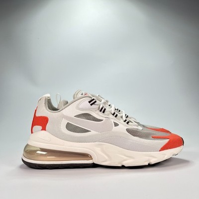 Nike Air Max 270 React White Red Running Shoes Sneakers AT6174-200 Womens Size 9