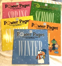 Me & My Big Ideas Power Pages Instant Scrapbook Fall Winter Spring Summer School