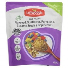 Linwoods Flaxseed Sunflower Pumpkin & Chia & Goji Berries 425g-6 Pack 101.67 per kilo
