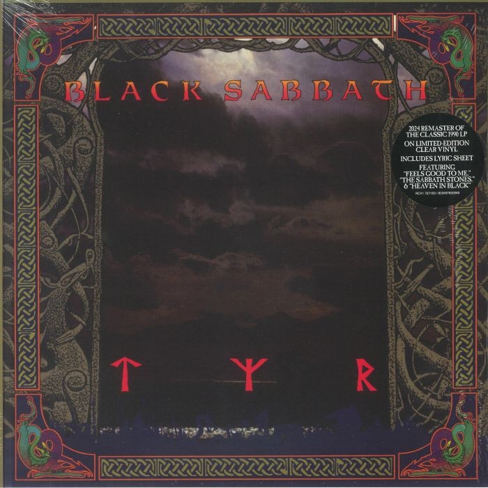 BLACK SABBATH - Tyr (remastered) - Vinyl (clear vinyl LP)