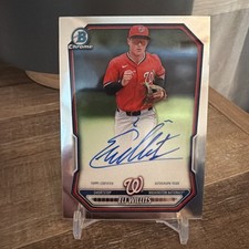 2026 Bowman Chrome #CPA-EW Eli Willits Nationals Prospect Auto