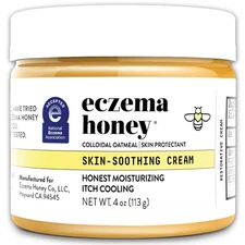 ECZEMA HONEY Original Skin-Soothing Cream Organic Hand & Body Eczema Relief -4oz