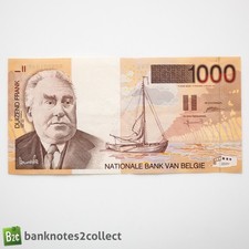 BELGIUM: 1 x 1,000 Belgian Franc Banknote.