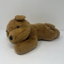 Kellytoy USA Brown Puppy Dog Plush Floppy Soft Lovey Stuffed Animal RARE