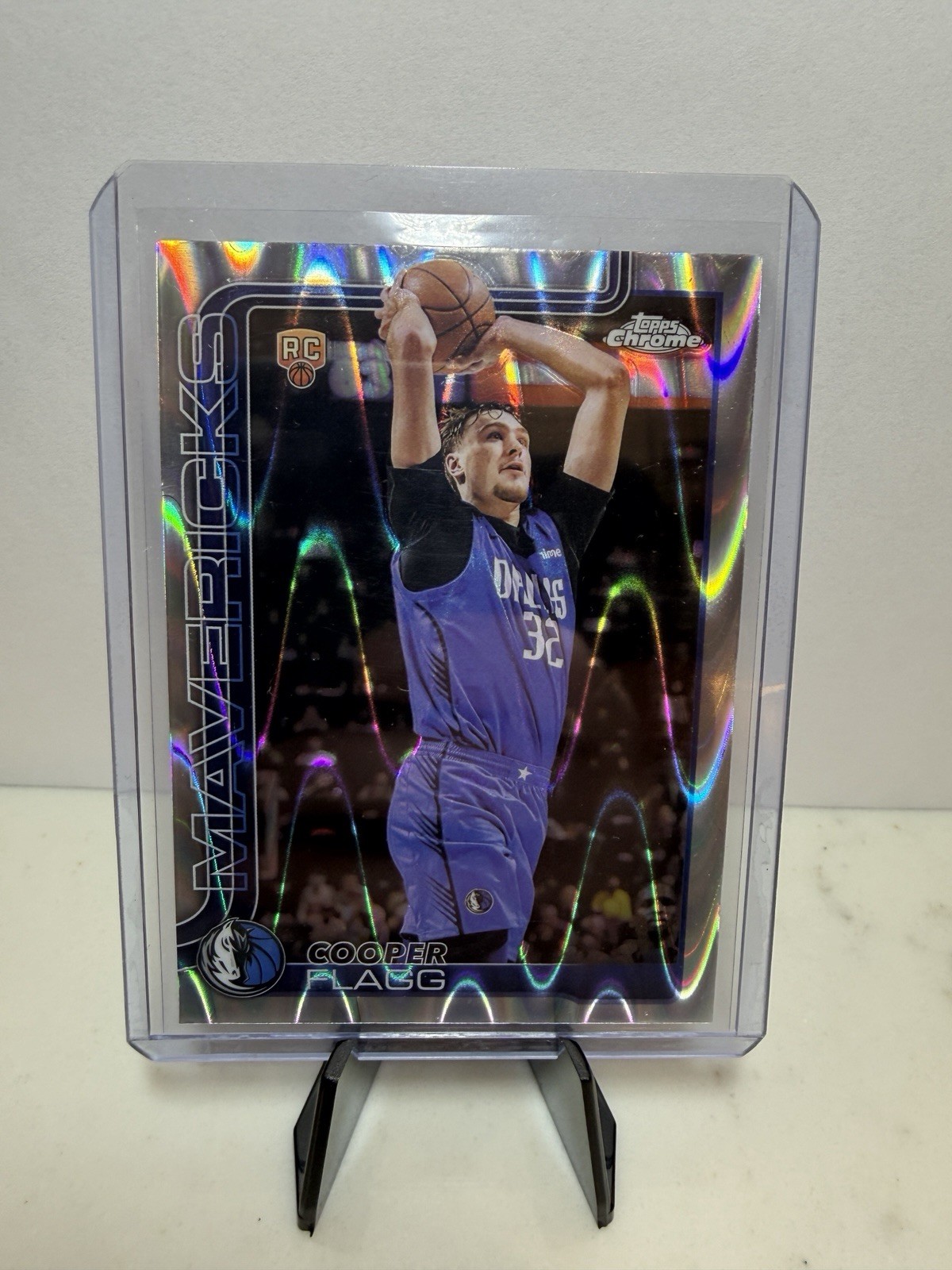 COOPER FLAGG 2025-26 TOPPS CHROME RAYWAVE REFRACTOR RC #251