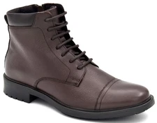 Geox Men's Kapsian Ankle Boot Leather Coffee