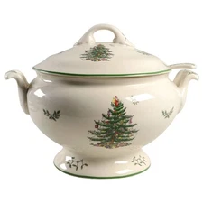 Spode Christmas Tree 75th Anniversary Tureen & Lid w/Ladle 10102325