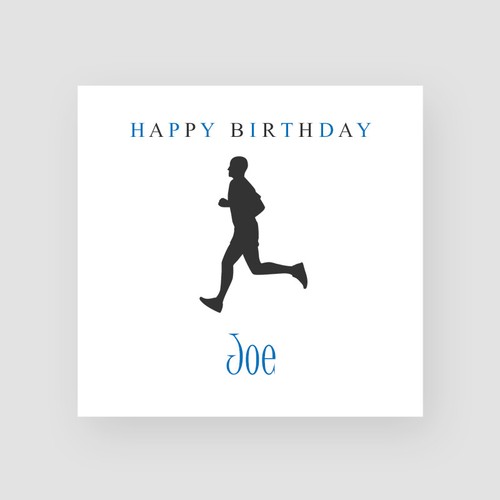 Personalised Handmade Runner Birthday 