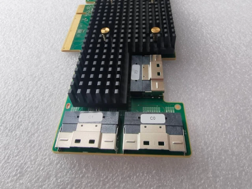 Broadcom eHBA 9600-24i 24 Int. Ports PCIe SAS/SATA/NVMe Tri-Mode Storage Adapter - Image 2 of 4