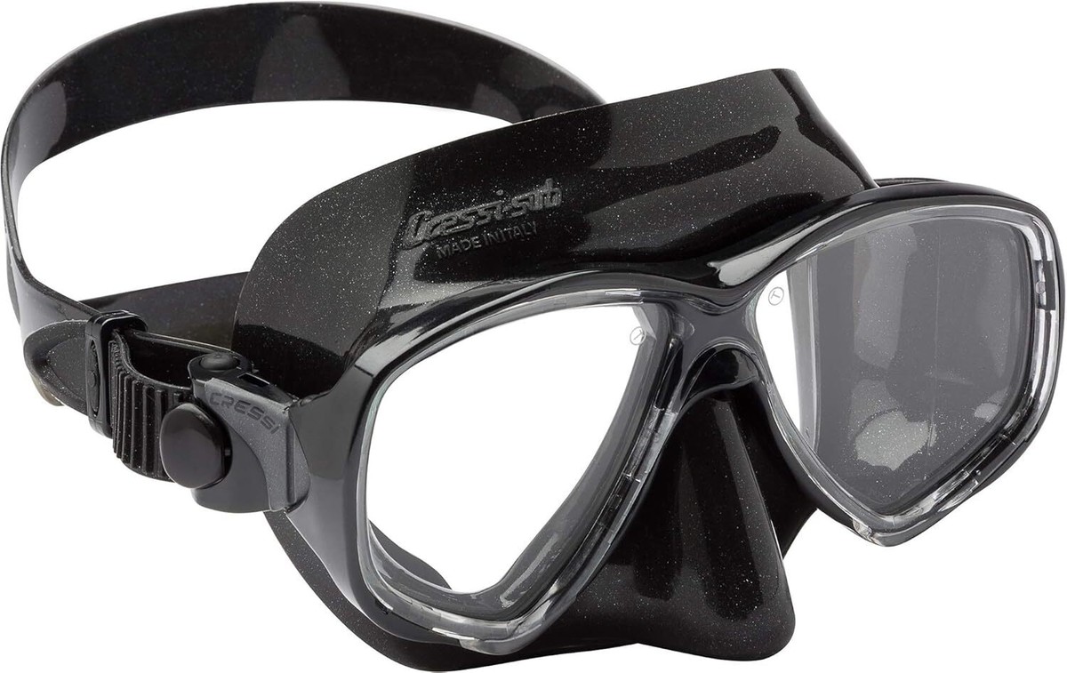 Cressi Marea Mask – Dual Lens Anti-Fog Dive Mask for Snorkeling and Scuba
