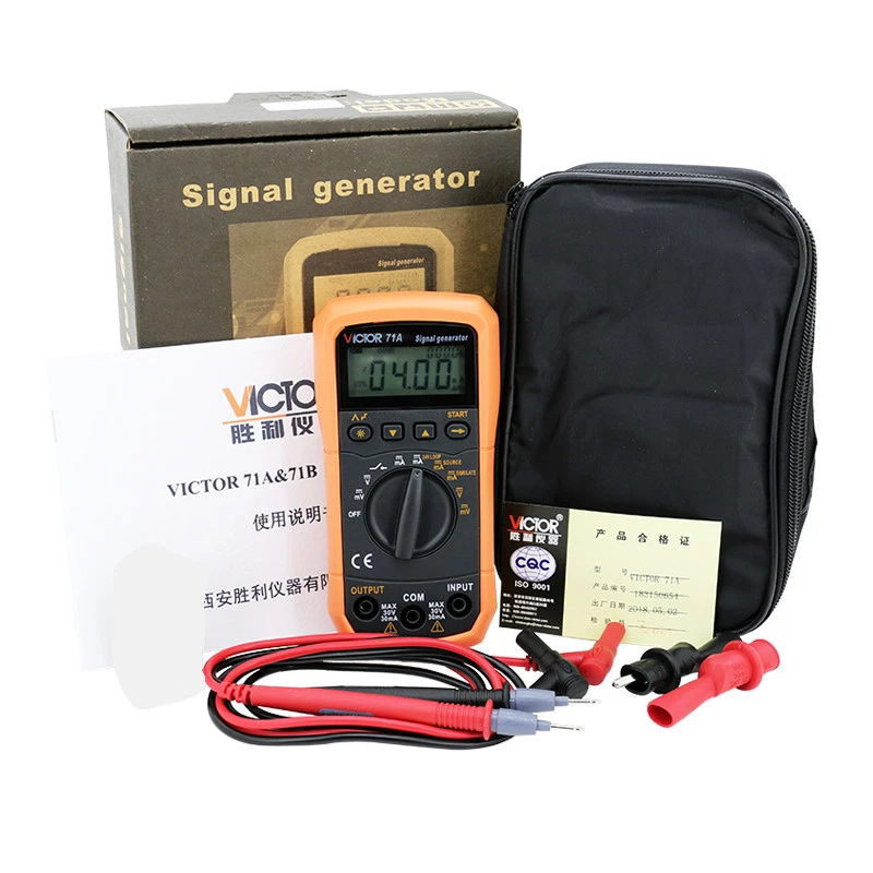 24V Loop Step Output DC Voltage Current Signal Generator Source Simulator Meter - image 3 of 3