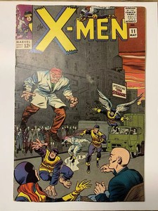 The-X-Men-11-Marvel-Comic-Book-1st-Stranger-VG-FN-Restored