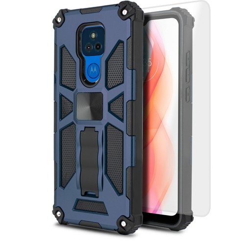For Motorola Moto G Power 2021 Case Full Body Built in Kickstand +Tempered Glass - Picture 19 of 34