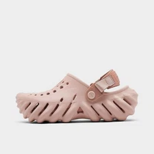 New Crocs Little Kids' Crocs Echo Clog Shoes 'Pink Clay'