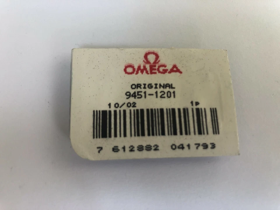Omega Original 12 mm Hebilla de Fábrica Chapada en Oro 9451-1201 Foto 3 de 3