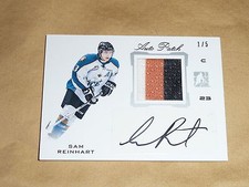 2014-15 ITG SAM REINHART Autograph 3CLR Patch 1/5 * 1/1 First in series * RC