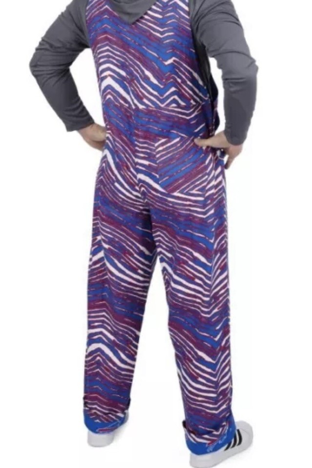 Buffalo Bills Zubaz Bibs Overalls Mens Large New With Tags. eBay