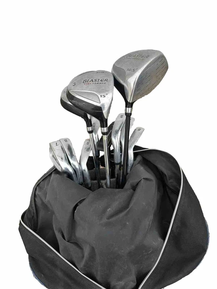 Nitro Blaster Golf Set Stand Bag 1–3- 5 Woods 4-5-6-7-8-9-P Irons - Image 3 of 4