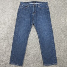Lucky Brand Jeans Mens 36x30 Blue 221 Straight Stretch Zip Fly Denim Pants