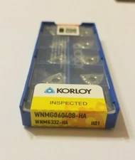 WNMG332-HA H01 - KORLOY - 10 PACK - NEW - USA STOCK - WNMG060408-HA H01