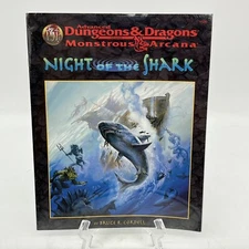 Advanced Dungeons & Dragons Monstrous Arcana Night Of The Shark D&D Module 1997