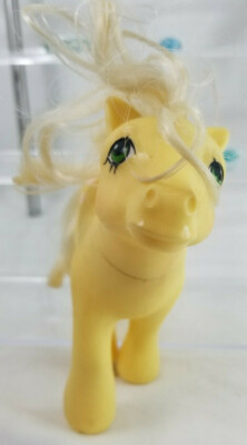 Vintage G1 MLP My Little Pony Posey Tulips Yellow 1984 EXCELLENT