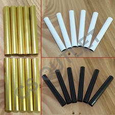 Pen Kits 7mm Spares BRASS/BLACK/WHITE Tubes - for Slimline, Fancy - NO BUY FEES