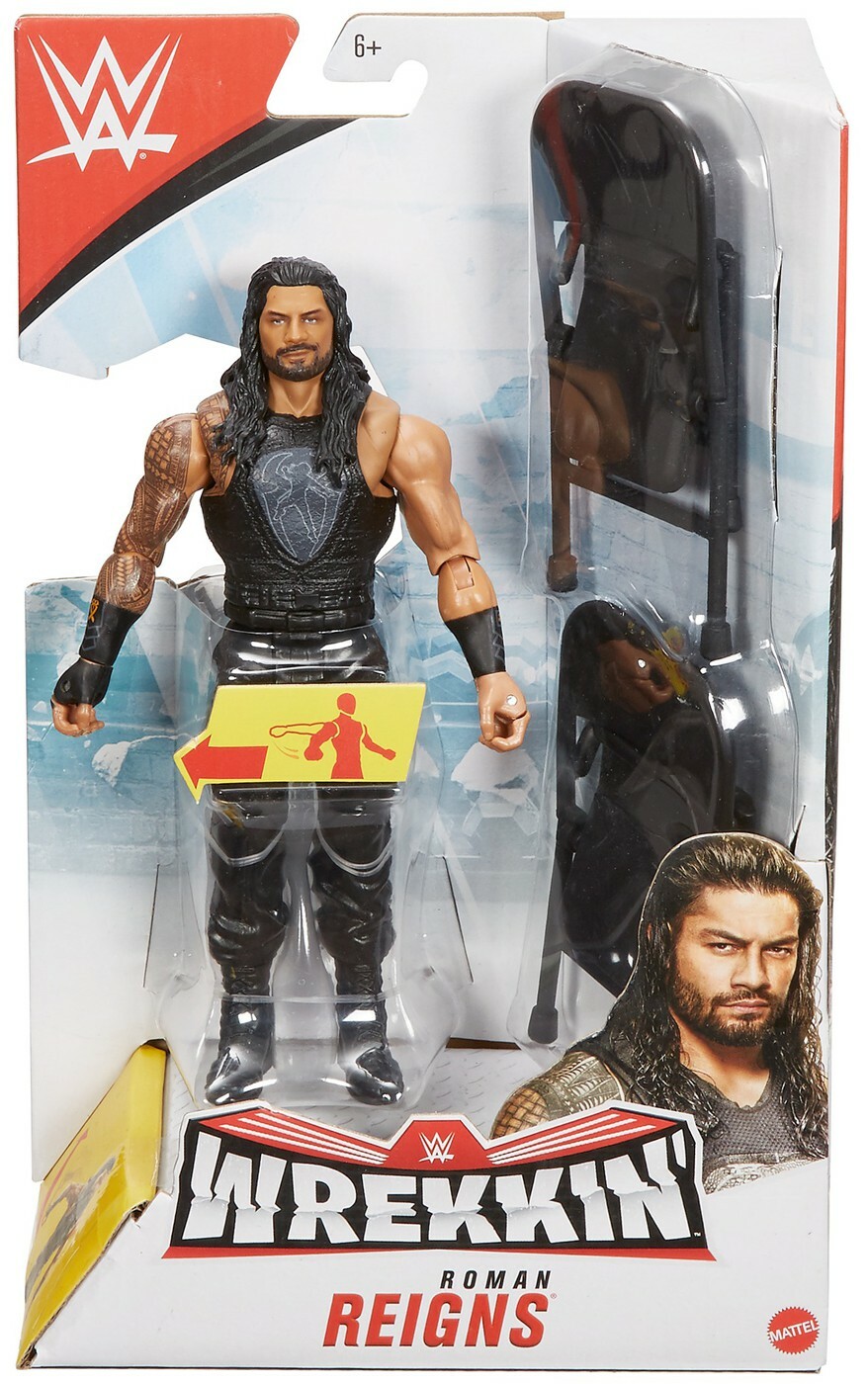 Wrekkin Roman Reigns Wwe Mattel Action Figure With Breakaway Chair 7 For Sale Online Ebay