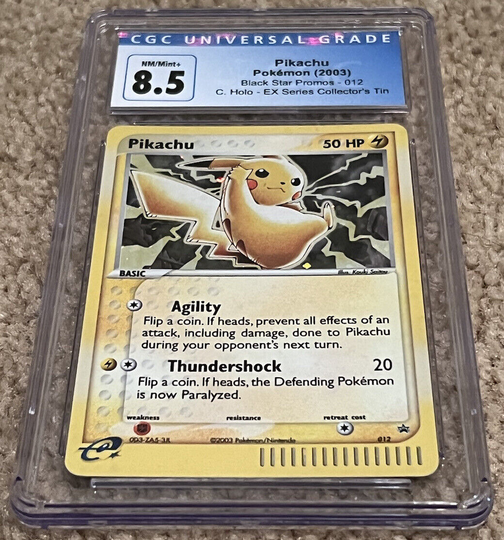 Pokémon TCG Pikachu Black Star Promos (2003) Cos. Holo 012 Pokémon TCG Pikachu Black Star Promos (2003) Cos. Holo 012