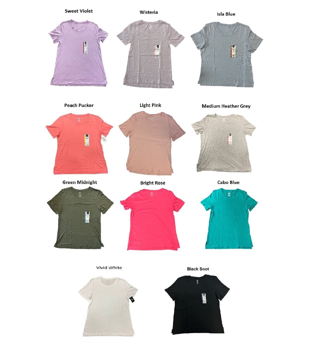 Member's Mark Ladies Essential Short Sleeve Crewneck Tee | eBay Member's Mark Ladies Essential Short Sleeve Crewneck Tee | eBay