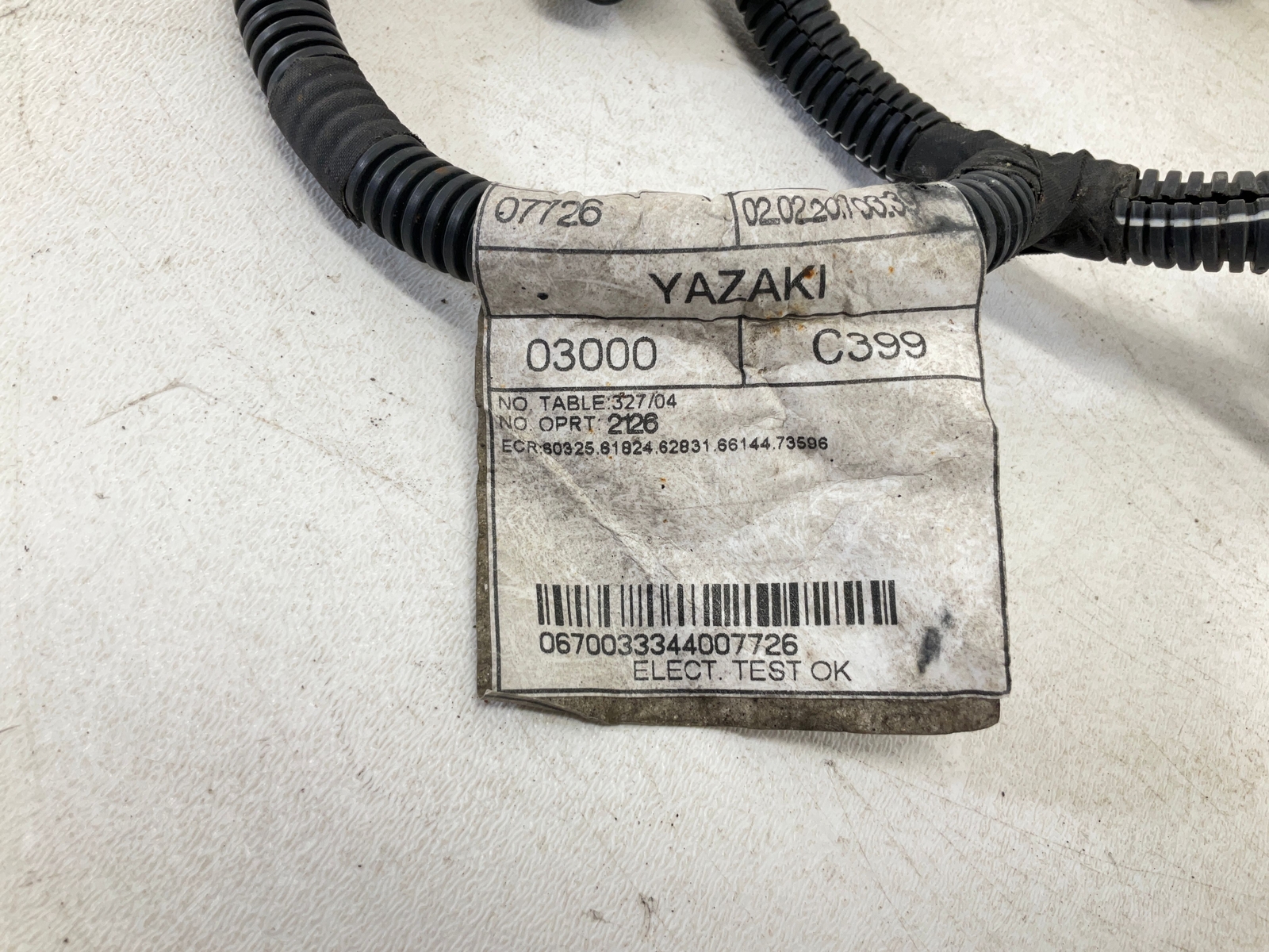 17-20 MASERATI Levante Rear Bumper Wire Wires Wiring Harness OEM