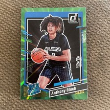 2023-24 Donruss Rated Rookie HOLO GREEN LASER RC Anthony Black #202