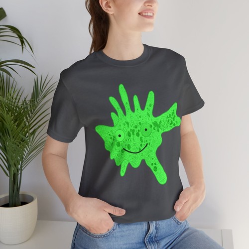 Happy Amoeba simple is beautiful einzelliges Glück Wissenschaft, Unisex S/S T-Shirt - Bild 46 von 61