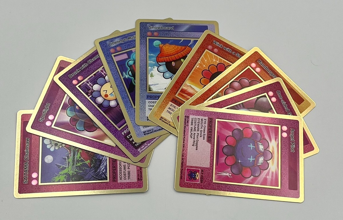 Murakami 108 Flowers REVISED English Common Cards Complete Murakami 108 Flowers REVISED English Common Cards Complete